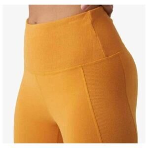 Large Sincerely Jules Bandier Leggings The Meadow GOLDENROD 1 pair New 012